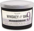 Matte Black Letterpress 3-Wick Scented Candle, 12-Ounce, Whiskey & Oak