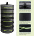 2 6 Tanzfrosch PCS Herb Drying Rack Layers Mesh Hanging with Zipper Opening, Herb Dry Net for Drying Herb Plant Bud