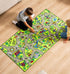 ToyVelt Kids Car Rug Playmat - Large 60” x 32” Educational City Play Mat for Kids Ages 3–12, Soft Polyester with
