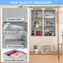3-Shelf Closet 2 Pack Closet Closet 22.8" 11" 11" punemi Hanging Organizer, Hanging Organizer with Drawers, Foldable