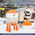 3 250W Lilyang Heated Chicken Waterer Gallon, Chicken Water Heater with Thermostat Control, Freeze-Proof Poultry