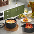 Dezin Electric Cooker - 2L Non-Stick Sauté Pan for Rapid Noodles, Mini Pot for Steak, Egg, and Soup