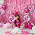 KatchOn Pink Streamers for Pink Party Decorations - XtraLarge 3.2x8 Feet, Pack of 2 for Birthday, Bachelorette, Baby