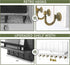 Rebee Vision Decorative Key and Mail Holder for Wall - 15 Inches Floating Shelf with 7 Key Hooks