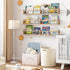 32in Set 3, Fixwal Nursery Bookshelves, Floating Bookshelves for Wall of Wood Wall Mounted Floating Shelves for Baby