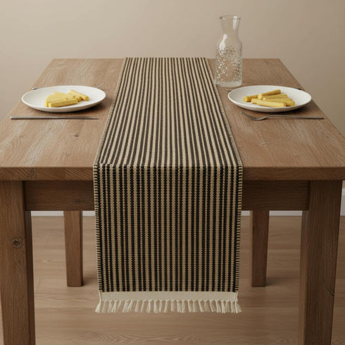 12x55 Inches, (1x4.7 Eco Crave Natural Jute Table Runner Handwoven Brown Boho Burlap Coffee Table Runner, Rustic