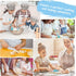 Set Kids Cooking and Baking with Storage Case Real Cooking Supplies with Cookbook Knives Apron Chef Hat Kids Cooking