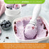 Commercial Frozen Spring Chef White Ice Cream Scoop with Comfortable Handle - Heavy Duty Metal Ice Cream Scooper