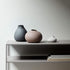 Blomus Nona Set of 3 Mini Vases, Porcelain Colors Pewter, Microchip Grey and Bark (Mauve)