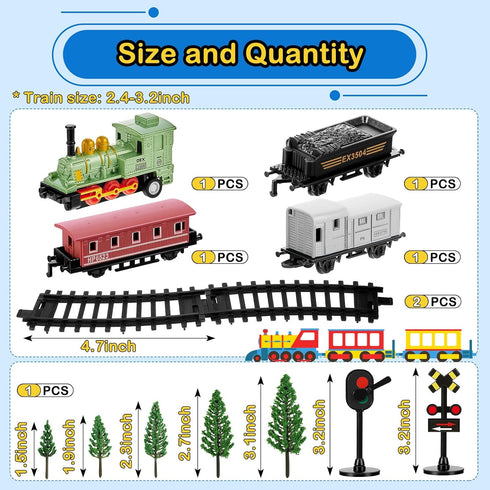 13 Set Pieces Train Cake Toppers Train Cake Decorations Train Birthday Party Supplies Mini Train Toy Train Track