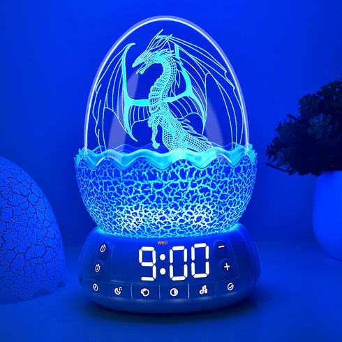 MTDYHY 2th Generation Dragon Egg Digital Clock Ok to Wake Up Alarm Clock