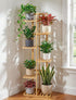 48 Inch 6 7 ROSSNY Talll Plant Stand Indoor, Tier Potted Bamboo Plant Stands for Indoor Plants, Corner Plant Stand