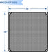 E&K 36"x36" Outdoor AC Unit Cover, Compressor Mesh Top Cover with Bungee Cords for Leaf Dust Protection