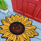 Extra Large Sunflower Welcome Doormat, 29.5" x 29.5" Non Slip Area Rug for Indoor Outdoor Use