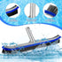 Unipool 18" Pool Brush Head | Heavy Duty Floor Brush | Stainless Steel Brush | Metal Pool Scrubber Brush | Wire