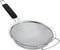8" Large Fine Mesh Strainer with thermo plastic rubber handle - Sieve