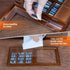 DIIWOODX 300PCS Anxiety Mini Bookshelf Mini Books with Mini Bookshelf Shake Away Your Anxiety Wooden Miniature Book