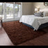 5x8 HOMORE Brown Rugs for Living Room, Feet Fluffy Shag Area Rug for Bedroom, Super Soft Coffee Rugs for Room Decor