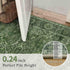 5x7 Green Washable Rug for Living Room Large Vintage Distressed Bedroom Rug Low Pile Non-Slip Soft Boho Carpets