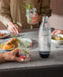 1L Pack sodastream Twin Dishwasher Safe Slim Bottle (White)