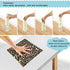 ALAZA Leopard Cheetah Prints Kitchen Towels - Super Soft & Absorbent Dish Clothes for Drying Dishes, Set of 6