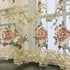 Luxury Embroidered Sheer Curtain for Living Room, 84 inch Length, Custom Elegant Luxurious Embroidery Drape (39x84 inch)