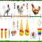 13 Pack Chicken Toys for Coop Accessories - Chicken Xylophone Toy, Chicken
