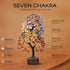 7 Chakra Tree of Life, Crystal Tree for Positive Energy, Healing Crystals and Stones, 10-12"
