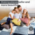 16 Foam Puzzle Floor Mat - Large Piece Interlocking Carpet Tiles, Thick Padded Squares for Baby Play Mats & Flooring