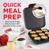 Dash Sous Vide Style Egg Bite Maker - Family Size for Breakfast Bites, 9 Servings, Keto & Paleo Friendly (Red)