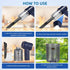 Handheld Cordless Rechargeable Vacuum Cleaner, Bug Catcher for Insect Dust Buster & Air Blower with Strong Suction