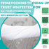 Flour Sack Kitchen Towels, Cotton Blank Tea Towels, Thick Absorbent Quick Dry, 18"x28", 6 Pack for Baking