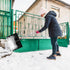 Yardwe Portable Snow Shovel 55.9 Inch Detachable Antislip Tool for Car Trunk Garden Camping Ice Removal