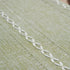24 24 Inch Rustic Bedside Square Small Tablecloth Striped Embroidered Washable Sage Green Table Cover Farmhouse