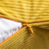 Phantoscope Pack of 2 Corduroy Soft Pillow Covers - Decorative Striped Velvet Throw Pillows with Cotton Tassels
