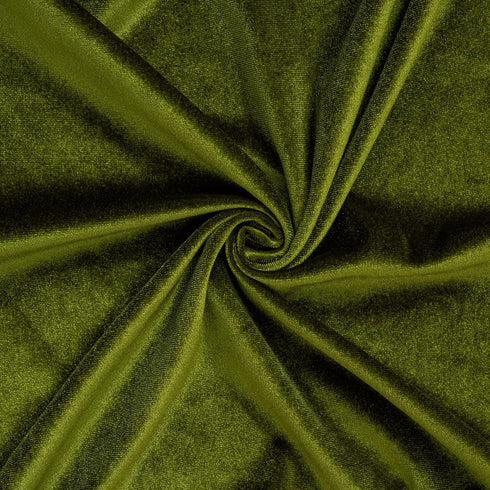 Pack 2 20x20 Inch MIULEE Velvet Ruffle Throw Pillow Covers Soft Luxurious Olive Green of Square Cushions Vintage Gothic