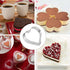 Heart Cookie Cutter Set - 6 Piece Stainless Steel Biscuit Pastry Cutters, Sizes from 1 4/5" to 3 4/5"