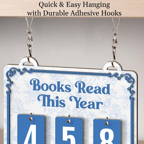 Counter, Counter Books Read This Year Book Sign for Reading Challenge, Books Read Tracker, Bookish Gifts for Book
