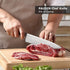 PAUDIN Chef Knife, 8 Inch High Carbon Stainless Steel Kitchen Knife, Gift Box