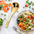 9 Inch Gold Stainless Steel Rice Spoon Paddle, Non-Stick Rice Spatula Scoop, Kitchen Utensil for Serving Cooking