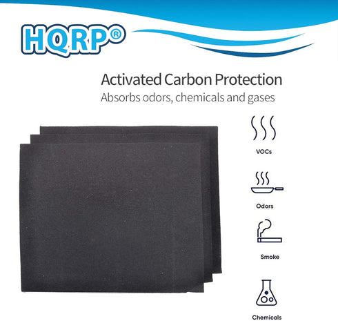 HQRP 6-Pack Carbon Filters Compatible with Hamilton Beach 04922, Fits TrueAir 04160, 04161, 04912 HEPA Filter