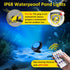 IP68 (Set 2) T-SUN Color Changing Pond Lights LED Underwater APP and Remote Control Submersible Fountain Lights