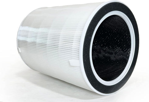 Nispira NDAP-01 NDAP-02 Air Purifier Filter Replacement - 3-in-1 True HEPA Activated Carbon for 1,500 Sq. Ft