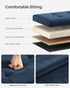 12.2 16.1 Inches 286 lb, ULSF200Q01 SONGMICS Storage Ottoman, Foldable Small Ottoman Foot Rest, x Foot Stool, Load up