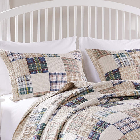 Greenland GL-1304ES Oxford Standard Sham-Multi, Multicolor