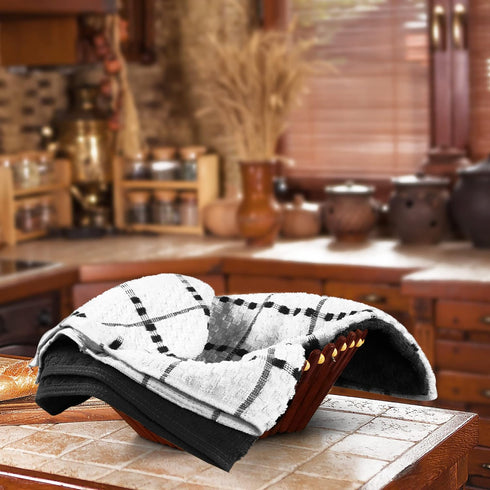 12 Pack, 15 25 Inches, 100% Set, Utopia Towels - Kitchen Towels x Ring Spun Cotton Super Soft and Absorbent Linen Dish