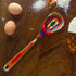 Totally Bamboo Baltique Marrakesh Collection 12-1/2" Wooden Slotted Cooking Spoon, Safe for Nonstick Cookware