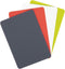 Dexas Heavy Duty Grippmat Flexible Cutting Board Set of Four, 8 by 11 inches, Gray, Red, White, Green