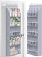 MISSLO 20 Pairs Over the Door Shoe Organizer for Closet Narrow Hanging
