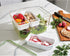 IDESIGN Large Tall Produce Storage Bin with 3 Movable Dividers, The Fresh Collection – 7.85” L x 10.5” W x 6” H, Clear Bin